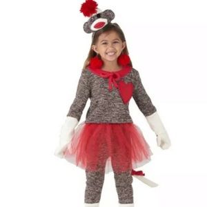 Sock Monkey costume from Chasing Fireflies size 10